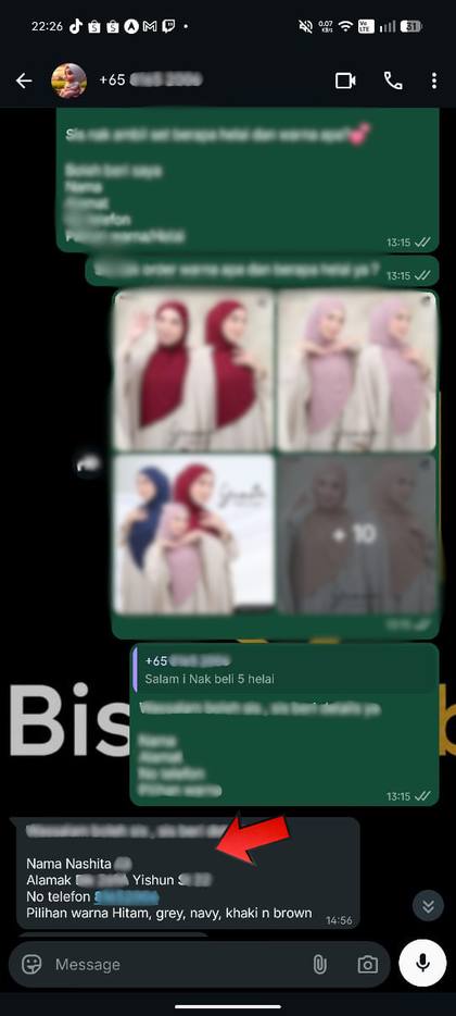 Chat pembeli 6