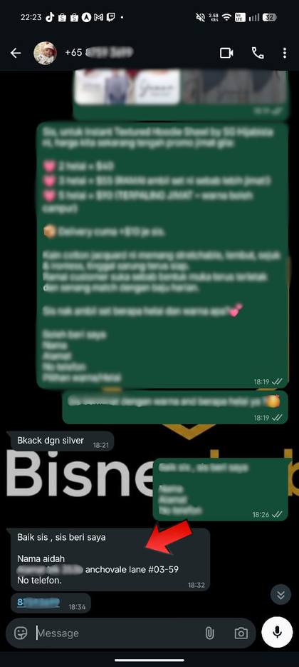 Chat pembeli 8