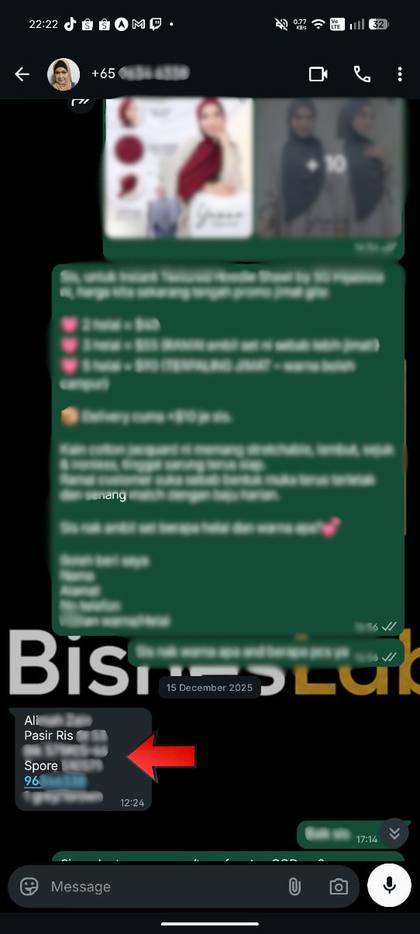Chat pembeli 10